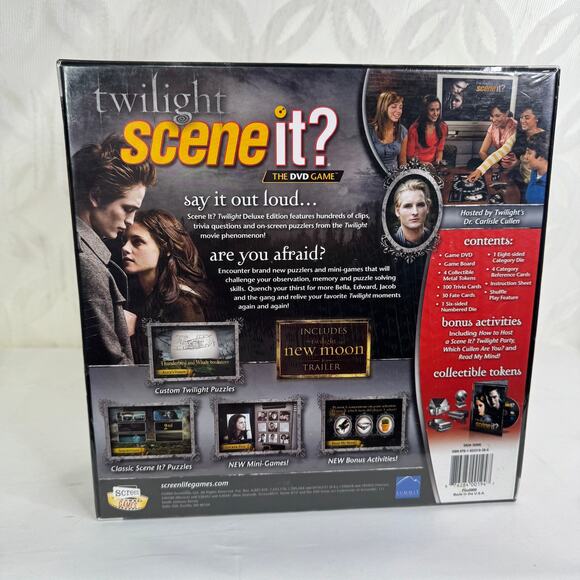 Twilight (Deluxe Edition) (DVD / HD Video Game, 2009) Sealed New! - Picture 3 of 6